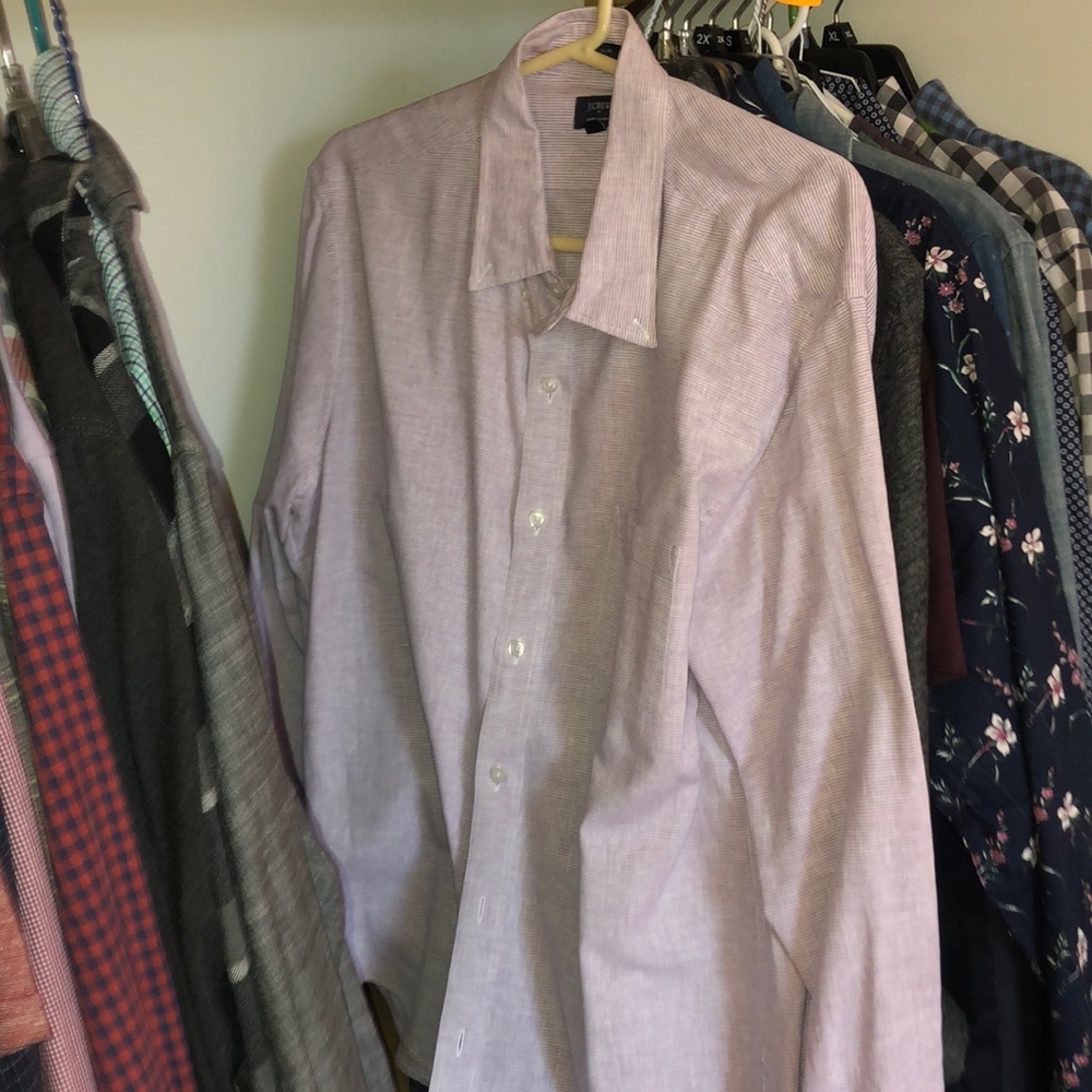 Linen j crew button up